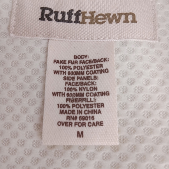 RUFF HEWN RUFF IVORY COLOR SIZE‎ MED. NWT FRONT ZIPPER LADIES VEST - Picture 7 of 12